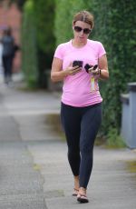 COLEEN ROONEY Leaves Pilates Class in Alderley Edge 08/23/2021