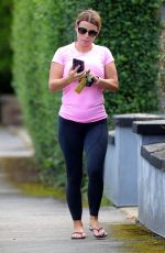 COLEEN ROONEY Leaves Pilates Class in Alderley Edge 08/23/2021
