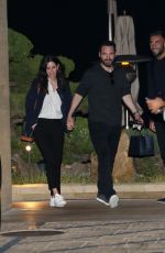 COURTENEY COX and Johnny McDaid at Nobu in Malibu 08/02/2021