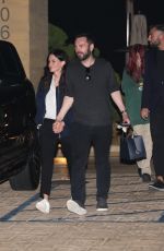 COURTENEY COX and Johnny McDaid at Nobu in Malibu 08/02/2021