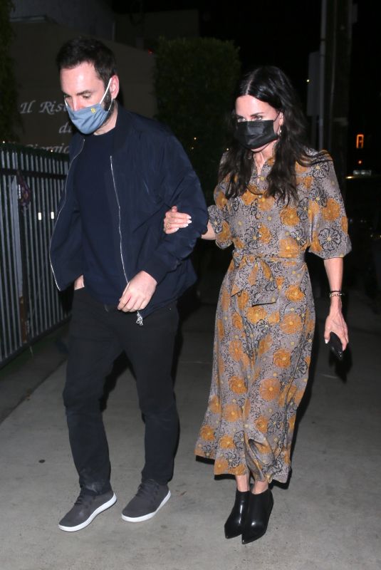 COURTENEY COX at Giorgio Baldi in Santa Monica 07/31/2021