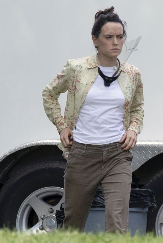DAISY RIDLEY on the Set of The Marsh King’s Daughter in Toronto 08/05/2021