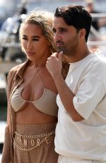 DANI IMBERT on the Set of The Only Way is Essex 08/25/2021
