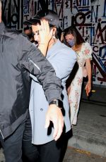 DEMI LOVATO at Craig;s in West Hollywood 08/14/2021