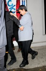 DEMI LOVATO at Craig;s in West Hollywood 08/14/2021