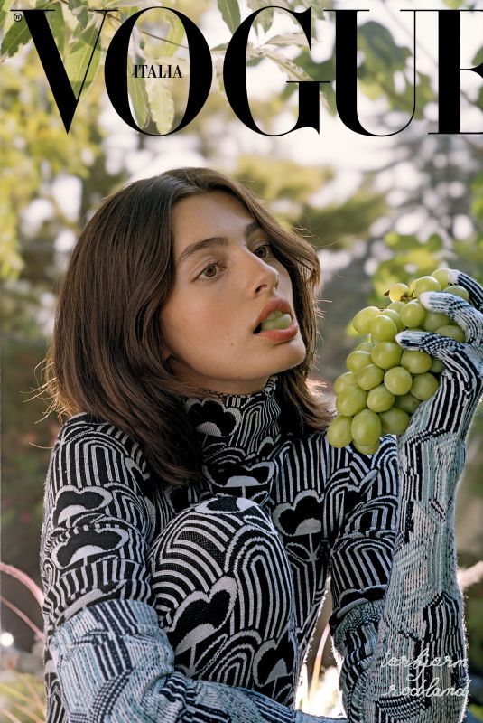 DIANA SILVERS on the Cover of Vogue Magazine, Italy September 2021