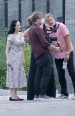 DITA VON TEESE Filming a Project at Griffith Park in Los Feliz 08/23/2021