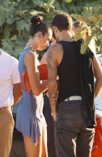 DUA LIPA and Anwar Hadid  Out with Friends in Ibiza 08/07/2021