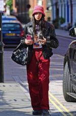 DUA LIPA Arrives at Her Hotel in London 08/25/2021