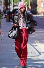 DUA LIPA Arrives at Her Hotel in London 08/25/2021