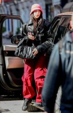 DUA LIPA Arrives at Her Hotel in London 08/25/2021