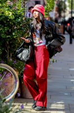 DUA LIPA Arrives at Her Hotel in London 08/25/2021
