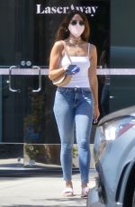 EIZA GONZALEZ Leaves a Laser Hair Removal Appointment in Sherman Oaks 08/09/2021