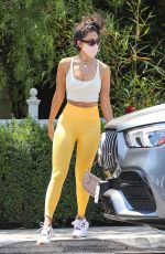 EIZA GONZALEZ Leaves San Vicente Bungalows in West Hollywood 08/10/2021