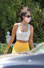 EIZA GONZALEZ Leaves San Vicente Bungalows in West Hollywood 08/10/2021