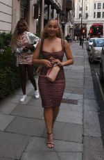 ELLA EYRE Out and About in London 08/10/2021