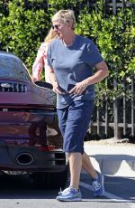 ELLEN DEGENERES Shopping for Antiques at a Garden Center in Montecito 08/04/2021
