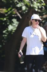 ELLEN POMPEO and Chris Ivery Hikinig at Griffith Park in Los Feliz 08/27/2021