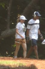 ELLEN POMPEO and Chris Ivery Out Hiking at Griffith Park in Los Angeles 08/16/2021