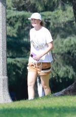 ELLEN POMPEO and Chris Ivery Out Hiking at Griffith Park in Los Angeles 08/16/2021