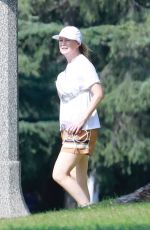 ELLEN POMPEO and Chris Ivery Out Hiking at Griffith Park in Los Angeles 08/16/2021