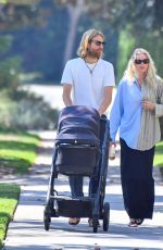 ELSA HOSK and Tom Daly Out for Coffee in Pasadena 08/07/2021