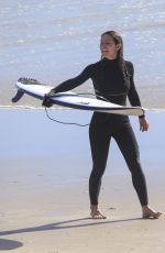 ELSA PATAKY and Chris Hemsworth Out Surfing in New South Wales 08/25/2021