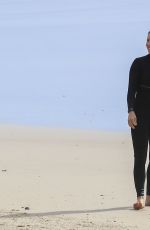 ELSA PATAKY and Chris Hemsworth Out Surfing in New South Wales 08/25/2021