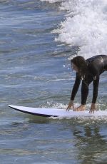 ELSA PATAKY and Chris Hemsworth Out Surfing in New South Wales 08/25/2021