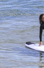 ELSA PATAKY in Wetsuit Out for Morning Surf in Australia 08/25/2021