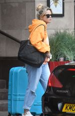 EMILY ATACK Leaves Her Hotel in Manchester 08/15/2021