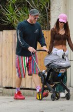 EMILY RATAJKOWSKI and Sebastian Bear-McClard Out with Their Baby in Los Angeles 08/22/2021