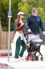 EMILY RATAJKOWSKI and Sebastian Bear-McClard Out with Their Baby in Los Angeles 08/22/2021