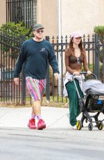EMILY RATAJKOWSKI and Sebastian Bear-McClard Out with Their Baby in Los Angeles 08/22/2021
