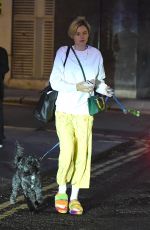 EMMA CORRIN Leaves Harold Pinter Theatre in London 08/02/2021