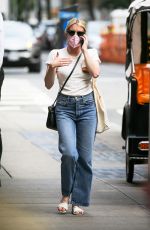 EMMA ROBERTS in Denim Out in New York 08/07/2021