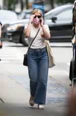 EMMA ROBERTS in Denim Out in New York 08/07/2021