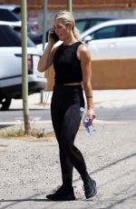 EMMA SLATER Leaves a Gym in Los Angeles 08/20/2021