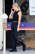 EMMA SLATER Leaves a Gym in Los Angeles 08/20/2021