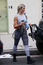 EMMA SLATER Leaves at a Gym in Los Angeles 08/21/2021