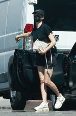 EMMY ROSSUM Shopping at Balayage By Gigi Boutique Salon in West Hollywood 08/28/2021