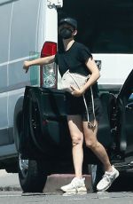 EMMY ROSSUM Shopping at Balayage By Gigi Boutique Salon in West Hollywood 08/28/2021