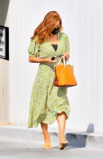 EVA MENDES Out and About in Beverly Hills 08/17/2021