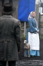 FLORENCE PUGH on the Set of The Wonde