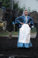 FLORENCE PUGH on the Set of The Wonder in Wicklow 08/15/2021