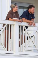 FRANCESCA AIELLO and Blake Griffin Out in Santa Barbara 08/18/2021