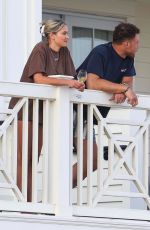 FRANCESCA AIELLO and Blake Griffin Out in Santa Barbara 08/18/2021