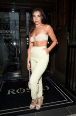 FRANCESCA ALLEN at Rosso Restaurant in Manchester 08/11/2021