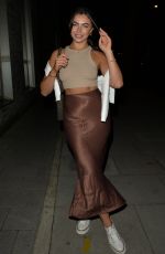 FRANCESCA ALLEN Out for Dinner in Mayfair 08/18/2021