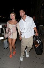 GABBY ALLEN and Brandon Myers at Sumisan Twiga in London 08/13/2021